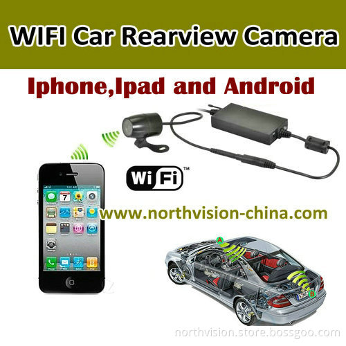 WiFi Car Backup Camera Supports iPhone and Android Phone